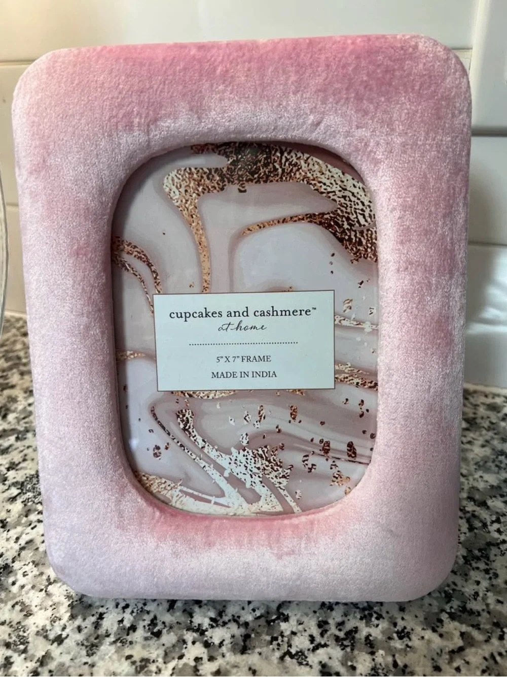 cupcakes & cashmere Pink Velvet Photo Frame 5x7